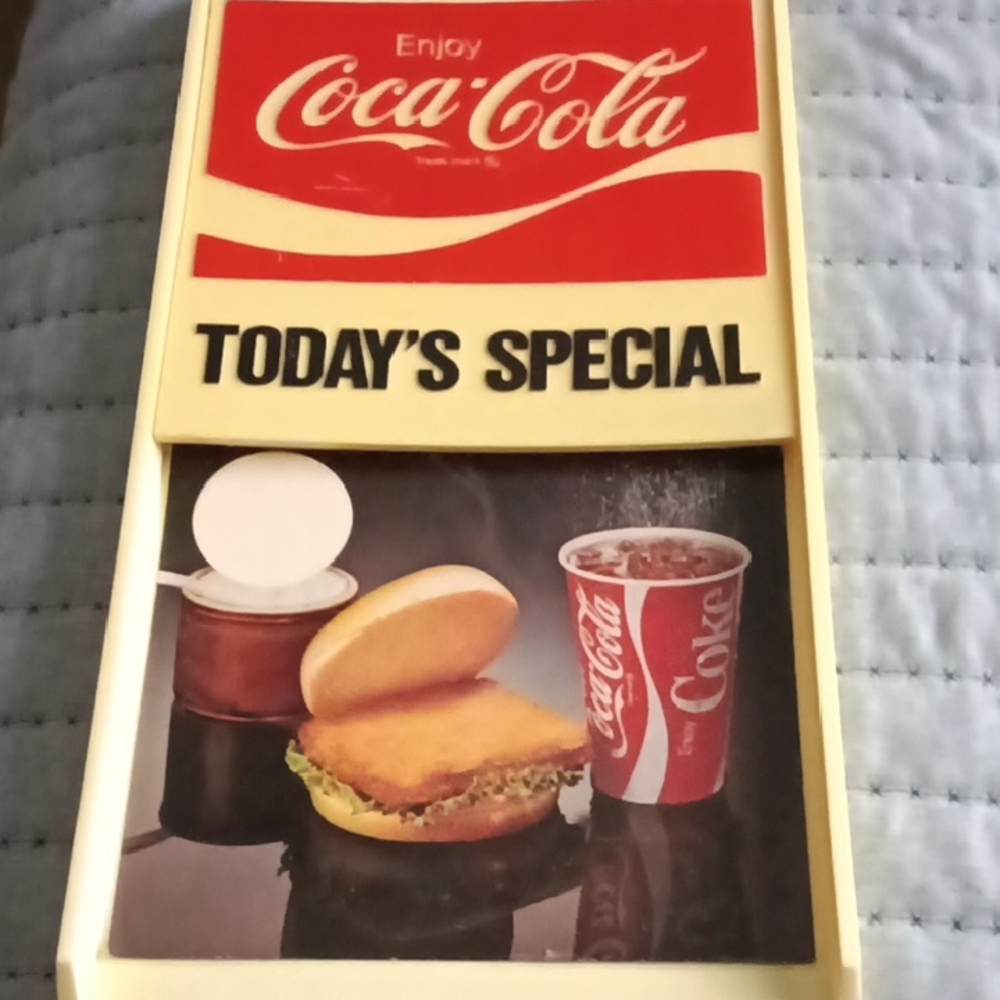 Coca-Cola Vintage Menu Board